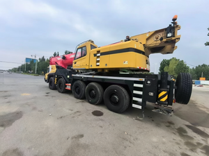 Grue tout-terrain 100 tonnes d'occasion, flèche <span class=keywords><strong>à</strong></span> 7 sections, élévateur mobile robuste, extension de treillis, machinerie pour l'énergie éolienne - Product Image 5