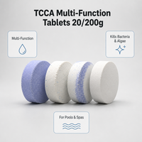 RHONDA 90% TCCA – Nettoyant granulaire en poudre anti-corrosion pour l'eau des piscines et spas extérieurs