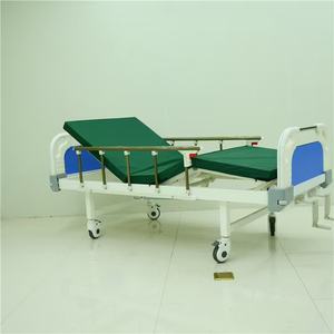 <span class=keywords><strong>Lit</strong></span> de soins de thérapie de rééducation simple ou <span class=keywords><strong>double</strong></span> secousse <span class=keywords><strong>lit</strong></span> d'allaitement à forte capacité portante avec garde-corps pliant - Product Image 1