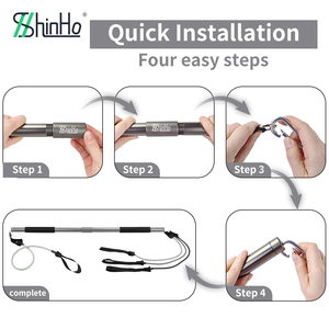 Barra de Fitness Multifuncional Patentada Shinho, Aluminio CA65 CE, para Yoga, Pilates, Ejercicios de Fuerza, Entrenamiento, Desarrollo Corporal - Product Image 6