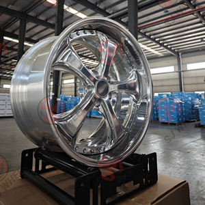 Jantes forgées SJ VSKF 2/3 pièces 17 18 19 20 pouces chromées polies Super Lip Deep Dish 5x114.3 5x120 compatibles 350Z G35 Supra RX7 - Product Image 4
