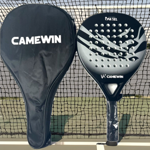 ไม้แร็กเกตไฟเบอร์, ไม้พาเดลคาร์บอนรูปทรงเพชร สีขาว 12k ระดับมืออาชีพ สีชมพู 24k ไม้พาเดลแบบกำหนดเอง - Product Image 2