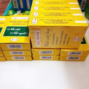 OEM 12 pièces/boîte Craie blanche sans poussière Duc Thanh, résistante aux bris, pour calligraphie, trait fin, sans danger pour les enfants, commerce d'exportation - Product Image 6