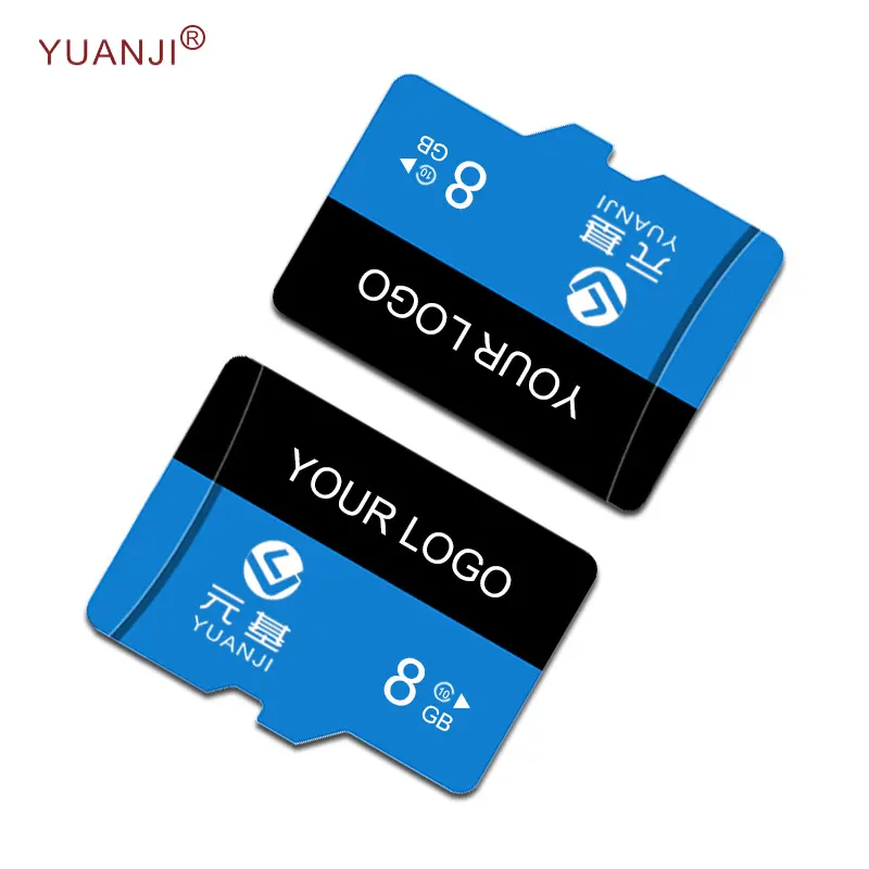 100% מלא קיבולת מפעל המניה זיכרון SD כרטיס 8GB TF/SD כרטיס
