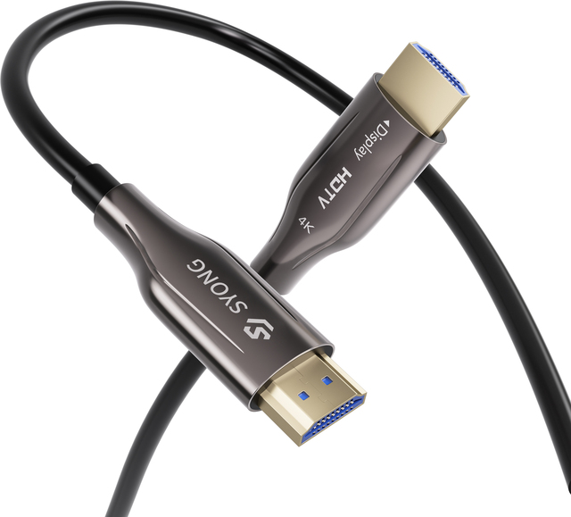 SYONG  HDMI2.1 Fiber Optical Cable(AOC) 100m, 48 Gbps Support 8K60HZ ARC HDR10 HDCP2.2 Dolby Vision HDTV Camera Audio Video