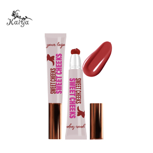 Vente en gros, couleur vive du visage, cosmétique, éclat sain, très pigmenté, rose, fard à joues, imperméable, Vegan, teinte, <span class=keywords><strong>crème</strong></span> liquide, Blush - Product Image 5