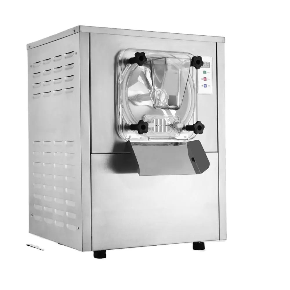 市販のハードアイスクリームマシン20L/hステンレス鋼アイスクリームメーカー