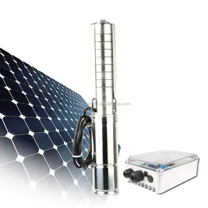 100m head submersible solar pump 8m3/h solar water well pumps solar water pumping system for deep well