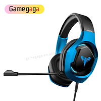 Headset Gaming, peredam kebisingan 3.5mm/ 7.1 USB dengan mikrofon untuk ps4/ponsel PC kabel headphone Game untuk Gamer