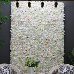 Offre Spéciale Simulation mariage fleur mur fleur rangée fond décoration murale fleur <span class=keywords><strong>tapis</strong></span> - Product Image 5