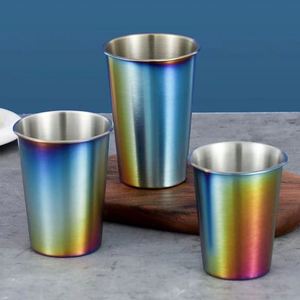 Mug en acier inoxydable à paroi simple personnalisable, petit gobelet à shot, tasse à bière pour les fêtes, pour l'eau et les boissons - Product Image 3