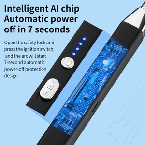 Allume-bougie électrique coupe-vent USB chargeant l'allumeur de cuisinière à gaz à longue poignée pour la cuisson et l'éclairage des bougies - Product Image 3