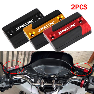 アルミブレーキマスターシリンダーリザーバーキャップ修正されたオイルタンクカバーホンダ PCX125 PCX150 PCX160 オートバイアクセサリーに適合 - Product Image 1