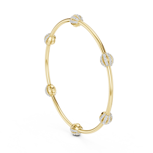 Bracelet à breloques en diamant de laboratoire de luxe LUSTER JEWEL pour femmes, or, bijoux élégants, accessoire de mode raffiné, cadeau de luxe - Product Image 3