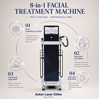 Équipement de beauté facial professionnel 8 en 1, hydrodermabrasion, machine multifonctionnelle pour le soin de la peau, système de nettoyage en profondeur pour salon