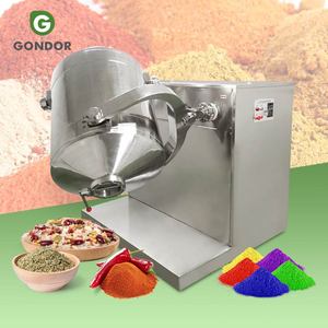 Machine à mélanger les poudres 3D multidirectionnelle pour ingrédients en poudre de protéines de lactosérum à petites granules et assaisonnements - Product Image 1