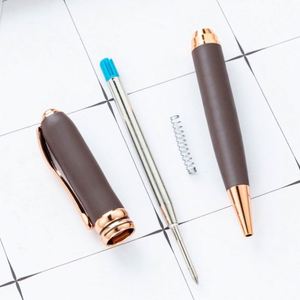 1.0Mm Rubber Coated Metal Ballpoint <b>Office</b> Business <b>Gift</b> Twist-Action Promotional Conference Pen - Product Image 4
