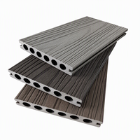 Dalles de terrasse en WPC imperméables et résistantes aux fissures, panneaux de revêtement en composite bois-plastique pour terrasse et escalier