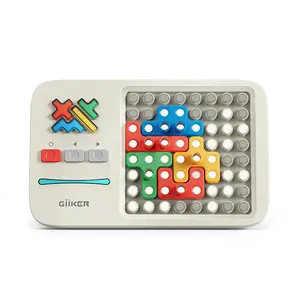 Giiker 슈퍼 블록 슬라이딩 블록 퍼즐 어린이 휴대용 컴퓨터 장비 전자 완구를위한 사고 훈련