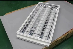 Modern Embedded Ceiling <b>Grille</b> Light LED with Steel Wire <b>Mesh</b> Cover and Iron Housing for Industrial Workshop - Product Image 4
