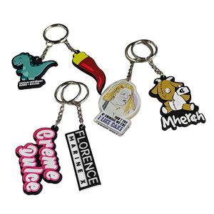 Llaveros 3D de simulación con logotipo personalizado, pueden ser moldeados para dar mini regalos con letras, llaveros de PVC - Product Image 1