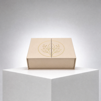 Boîte cadeau rigide à double porte personnalisée, vente en gros, boîte en carton premium, fermeture magnétique, pour cosmétiques, emballage cadeau de fête