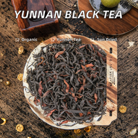 Thé noir fermenté du Yunnan, séché au soleil, en vrac, 500g, vente en gros