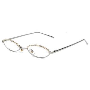 Doisyer <span class=keywords><strong>2020</strong></span><span class=keywords><strong>แว่น</strong></span>ตา<span class=keywords><strong>กันแดด</strong></span>ทรงตาแมวทรงรีขนาดเล็กสำหรับผู้หญิงหรูหรา, กรอบโลหะทรงรีเลนส์โพลาไรซ์ประดับเพชรและเพชรสีทอง - Product Image 5