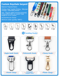 High Quality Woven Embroidered Logo Polyester Short Wrist Lanyard For <strong>Keys</strong> <strong>Custom</strong> Women Holder Cute Lanyards - Product Image 4