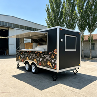 Personnalisation de camions-remorques alimentaires entièrement équipés avec équipement de cuisine complet