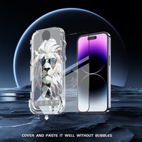 Protecteur d'objectif d'appareil photo en verre trempé HD transparent de haute qualité 2 en 1 pour iPhone 13 14 15 16 Pro Max Magic Glass Box