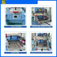Máquina de Serigrafía Plana Controlada por PLC con Mesa Deslizante y Sistema de Vacío para Impresión Electrónica