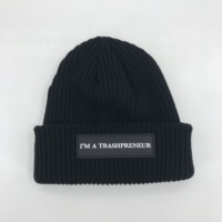 Unisex Warm Cable Gestrickte Mütze Dicke Weiche Acryl Ski Mütze Gewebtes Etikett Frauen Männer Winter Druck muster