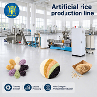 Machine à fabriquer du riz artificiel instantané, extrudeuse alimentaire à double vis pour ligne de production de riz enrichi, équipement d'usine
