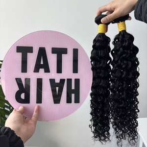 Venta al por mayor de paquetes de cabello virgen a granel 10a 12a Grado Paquetes de tejido de cabello humano brasileño con cierre Paquetes de ondas de agua - Product Image 6