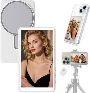 Nouveau moniteur d'écran sans fil magnétique 1800 mAh pour iPhone et Android, idéal pour la photographie, les vlogs et les selfies - Product Image 4