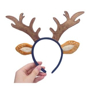Serre-tête de Noël en forme de bois de renne pour femme, accessoire élégant pour fête, costume de cosplay, festival - Product Image 4