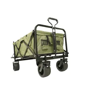 Remorques de voyage Camping Fold Cart Beach Trolley Trolly Cart
