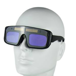 نظارات شمسية ذاتية التعتيم مزدوجة عدسة كمبيوتر إل سي دي لحماية العين نظارات لحام داكنة أوتوماتيكية للحام - Product Image 1