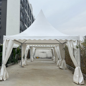 Carpa de Tela para Fiestas al Aire Libre de <span class=keywords><strong>3x3</strong></span> 10x10, Gazebo Permanente con Techo Transparente, Carpa Árabe para Eventos, Uso en Casa y Hoteles - Product Image 5