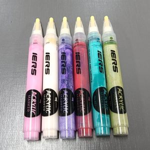 Marcadores acrílicos de punta redonda doble IERS <span class=keywords><strong>para</strong></span> <span class=keywords><strong>pintar</strong></span> tela de madera de <span class=keywords><strong>porcelana</strong></span> de vidrio de piedra - Product Image 1