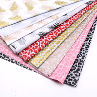 Papel de envoltório personalizado do papel do tecido, folhas de embrulho da estrela ou do coração glitter presente papel perfumado para embrulhar