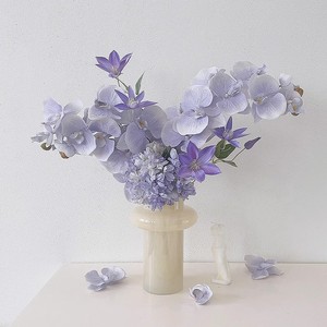 Fleurs artificielles d'orchidées Phalaenopsis Haiyi, 10 têtes, faites à la main, pour mariage, décoration de la maison, accessoires de photographie - Product Image 1