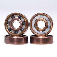 Roulements de skateboard haute performance 608 RS Rose Gold avec balles en céramique Si3N4