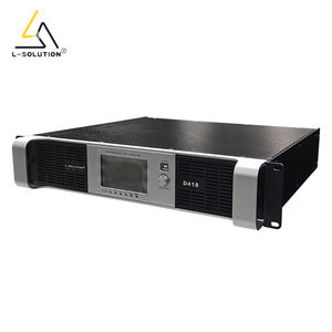 Amplificateur de puissance professionnel DSP série <span class=keywords><strong>D</strong></span> D418 4 canaux Audio Sound AMP avec caisson de basses Line Array Coque métallique - Product Image 2