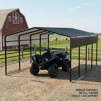 Abri de voiture en acier sur mesure - Design portable, durable et imperméable - Styles de toiture flexibles - Couleurs RAL |   Abri extérieur facile à assembler
