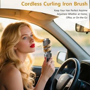 Spazzola ad Aria Calda Senza Fili 2-in-1 per Capelli Ricci e Lisci, Styler Rapido - Product Image 4