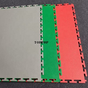 Non-slip <b>PVC</b> Industrial Interlocking Floor Tiles for Gym Garage Warehouse Workshop - Product Image 1