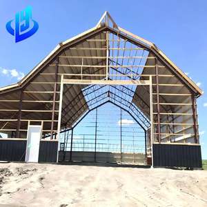 Casa in Stile Fienile Rurale - Design Classico con Struttura in Acciaio Prefabbricata Leggera, per Creare lo Spazio Ideale per Vivere e Lavorare - Product Image 1