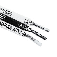 Lacets plats en polyester imprimés par sublimation à couche unique pour baskets AF Air-Force et Jordan, personnalisables